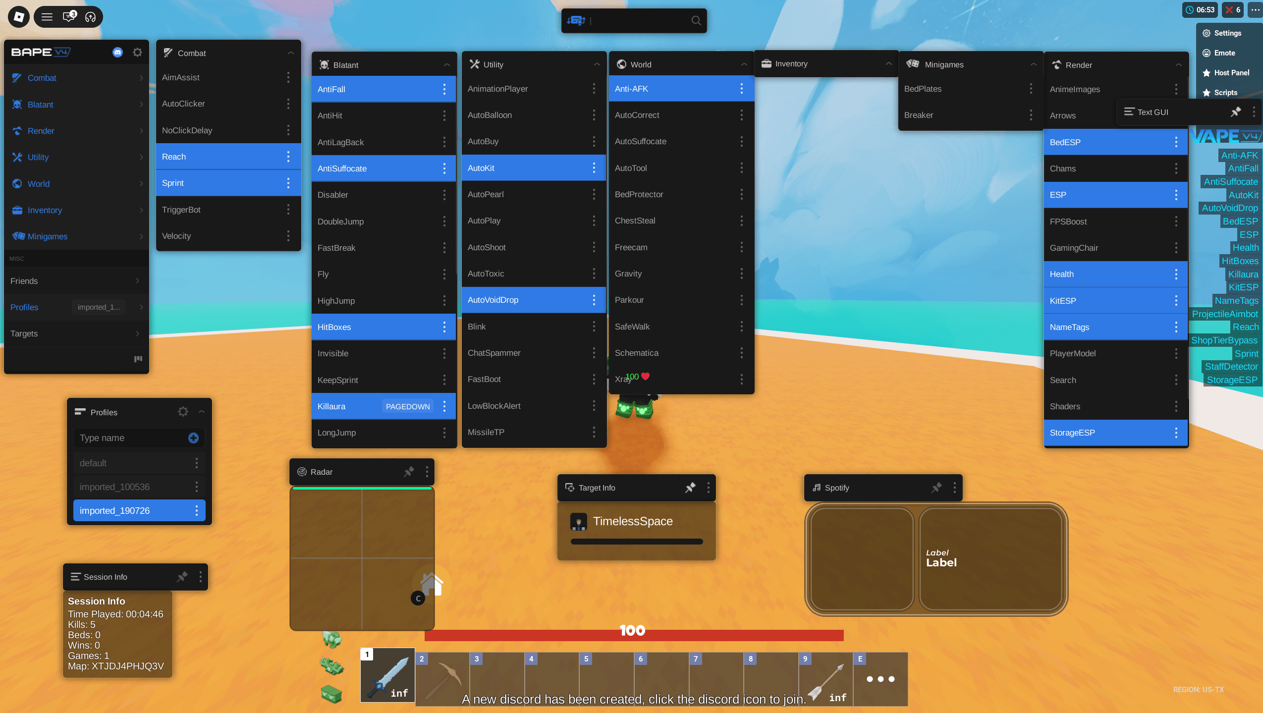 Lucid V4 interface